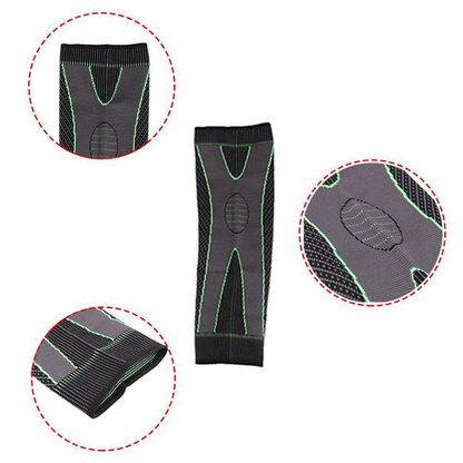 Unisex Warm Textured Leg Warmers - Pack of 2 - Knee Straps for Daily Use