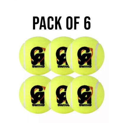 GA Gold Cricket Ball 74mm– Reliable Performance for Practice & Club Matches - Pack of 6 and 12