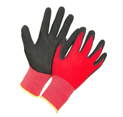 Premium dri-fit black anti-slip gym gloves for weightlifting