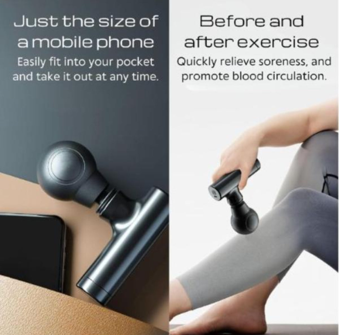 Rechargeable mini lightweight massage therapy gun